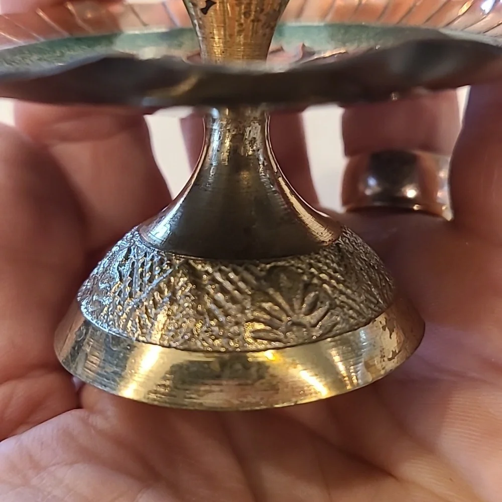 Gorgeous Indian Copper Brass Abargatti Incense Stand
